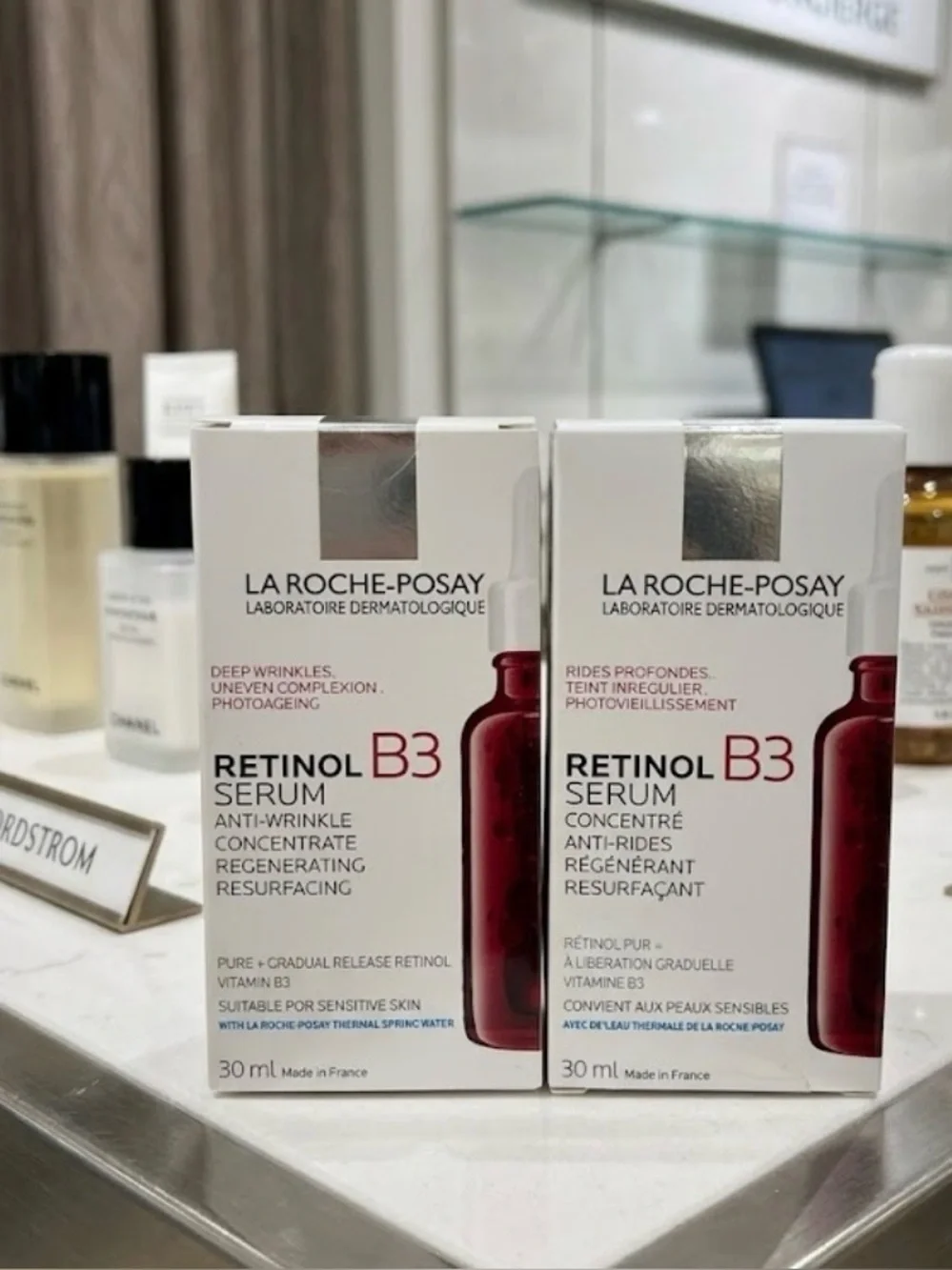 LA ROCHE-POSAY Retinol B3 Serum AMAZING. Exp 2028, Brand New Sealed, TWO PACK